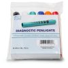 Novamedic 6 Pack Multi-Color Disposable LED Pen Light with Pupil Gauge, Medical Diagnostic Penlight for Doctors Nurses EMTs and Nursing Students-2